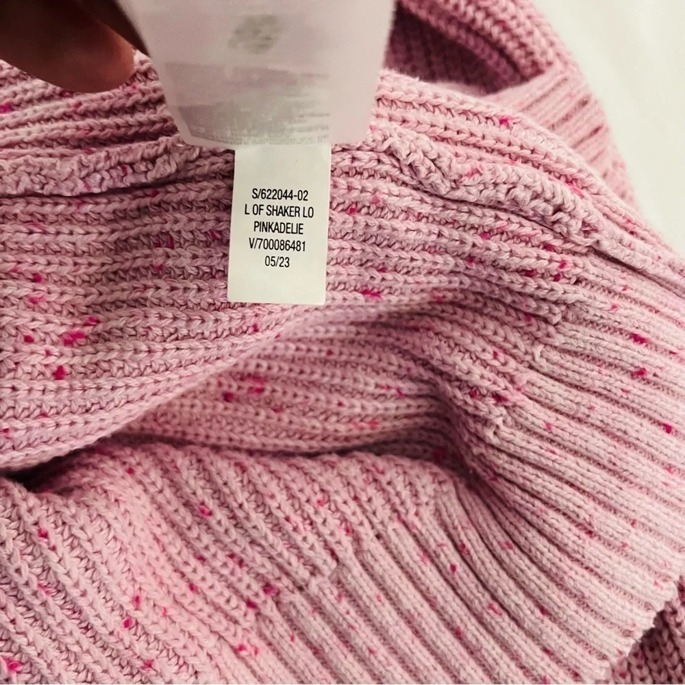 OLD NAVY Shaker-Stitch Cardigan Rose Speckled Size XL(12) Fits Women Small